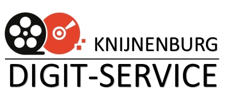 Logo Digit-Service di Knijnenburg per digitalizzazione nastri e pellicole